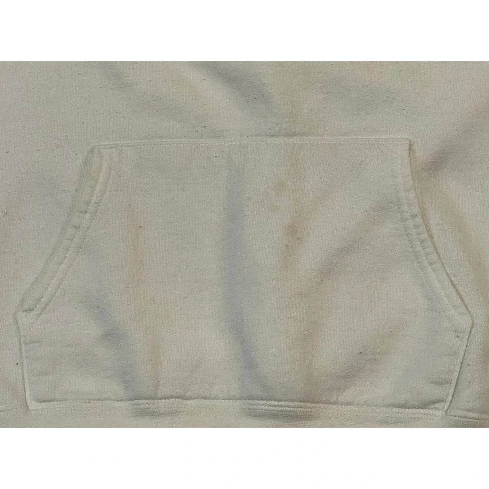 Vintage 2005 Harley Davidson Auburn California Hoodie Cream Pullover Mens XL